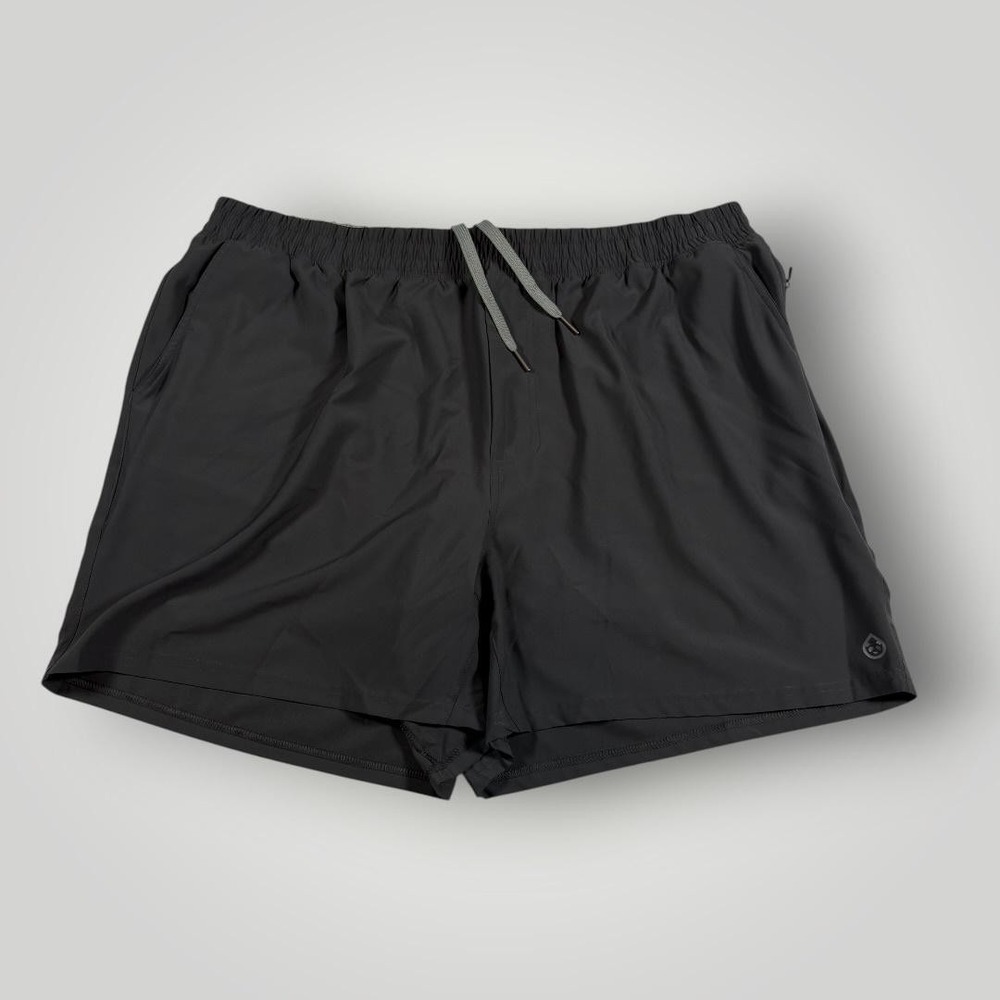 Tasc Shorts Mens 2XL Black Mesh Lined‎ Running Athletic Drawstring Pockets